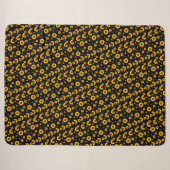 Couverture Sherpa à motif Tournesol (Devant (Horizontal))