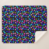 Couverture sherpa à points multicolores (Devant (Horizontal))