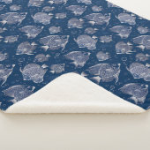 Couverture Sherpa À Thème Nautique (3/4)