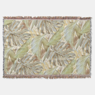 couverture sherpa à tirage tropical