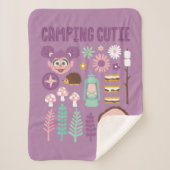 Couverture Sherpa Abby Cadabby | Camping Cutie (Devant)