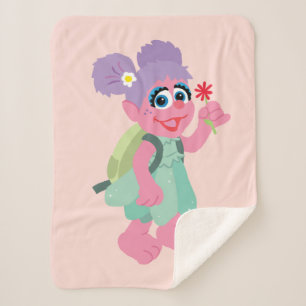 Couverture Sherpa Abby Cadabby   Coller les marguerites