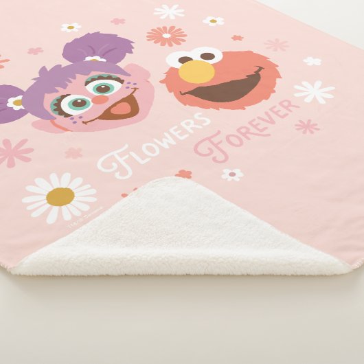 Couverture Sherpa Abby Cadabby & Elmo | Fleurs pour toujours (3/4)