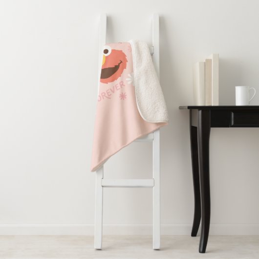 Couverture Sherpa Abby Cadabby & Elmo | Fleurs pour toujours (En situation)