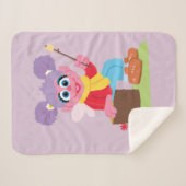 Couverture Sherpa Abby Cadabby | Faire des S'mores (Devant (Horizontal))