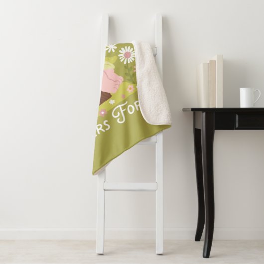 Couverture Sherpa Abby Cadabby | Fleurs pour toujours (En situation)