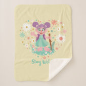 Couverture Sherpa Abby Cadabby | Restez à l'abri (Devant)