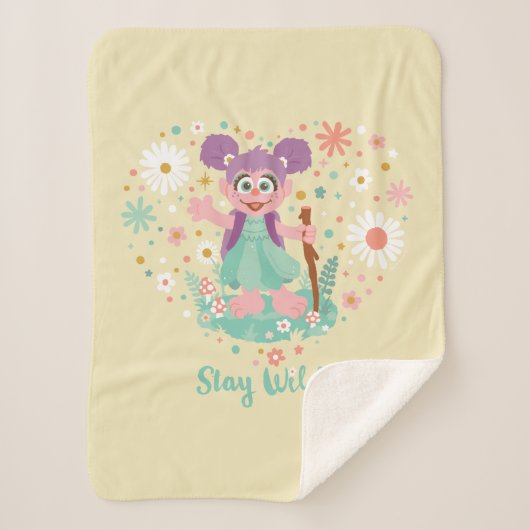 Couverture Sherpa Abby Cadabby | Restez à l'abri (Devant)