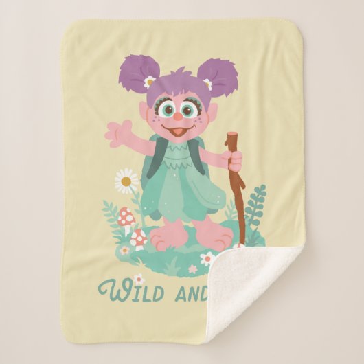 Couverture Sherpa Abby Cadabby | Sauvage et libre (Devant)