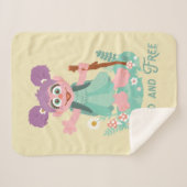 Couverture Sherpa Abby Cadabby | Sauvage et libre (Devant (Horizontal))