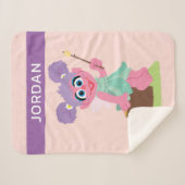Couverture Sherpa Abby Cadabby Toasting Marshmallows (Devant (Horizontal))