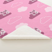 Couverture Sherpa Abby Doodley Cloud Motif (3/4)