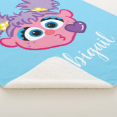 Couverture Sherpa Abby Face Jetant un baiser | Ajouter un nom (3/4)