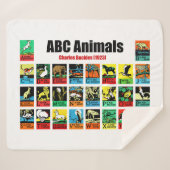Couverture Sherpa ABC Animals, Charles Buckles (1923) (Devant (Horizontal))