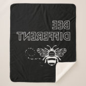 Couverture Sherpa Abeille différente (Devant)