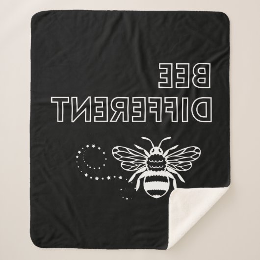 Couverture Sherpa Abeille différente (Devant)