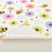 Couverture Sherpa Abeille & Fleurs (3/4)