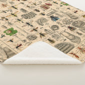 Couverture Sherpa Abeille Insecte Bug Wasp Histoire naturelle abeill (3/4)