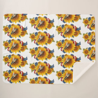 Couverture Sherpa Abeille Patriotique