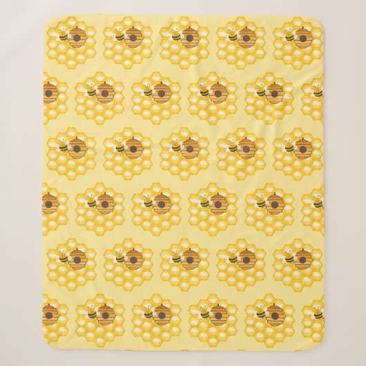 Couverture Sherpa Abeilles et ruches (Devant)