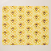 Couverture Sherpa Abeilles et ruches (Devant (Horizontal))