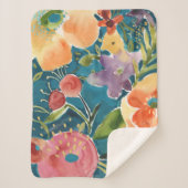 Couverture Sherpa Abondante florale I (Devant)