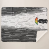 Couverture Sherpa “Abri de couleur” (Devant (Horizontal))