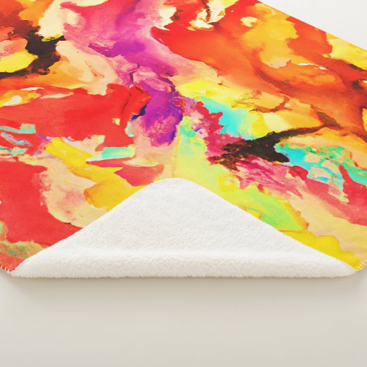 Couverture Sherpa Abstract art Pattern (3/4)