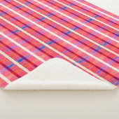 Couverture Sherpa abstract background, colorful intersecting striped (3/4)