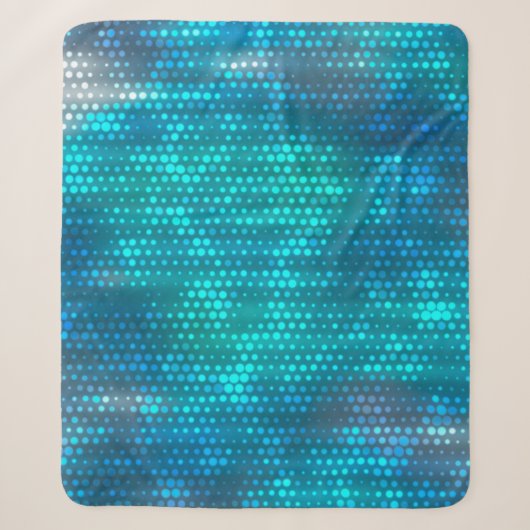 Couverture Sherpa Abstract blue creative background (Devant)