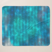 Couverture Sherpa Abstract blue creative background (Devant (Horizontal))