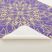 Couverture Sherpa Abstract floral pattern. geometry, mandala design (3/4)