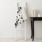Couverture Sherpa Abstract Ink Splatter Sherpa Blanket (En situation)
