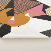 Couverture Sherpa Abstract modern triangles background pattern illus (3/4)