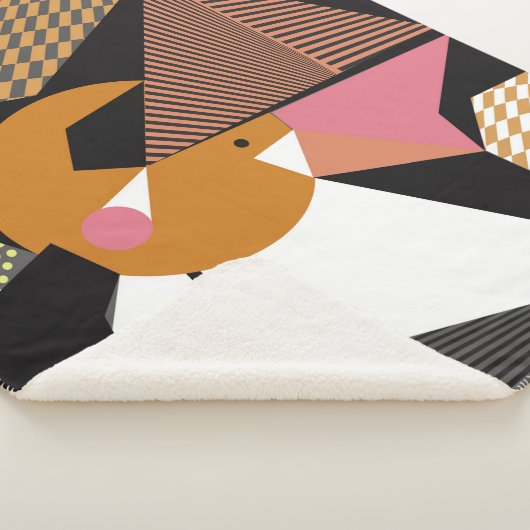 Couverture Sherpa Abstract modern triangles background pattern illus (3/4)