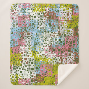 Couverture Sherpa Abstract seamless pattern. Paints of the spring la