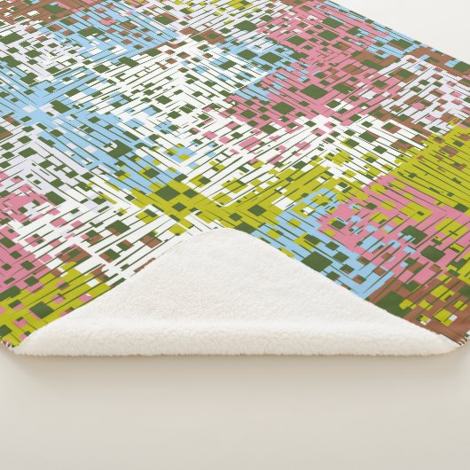 Couverture Sherpa Abstract seamless pattern. Paints of the spring la (3/4)