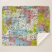 Couverture Sherpa Abstract seamless pattern. Paints of the spring la (Devant (Horizontal))