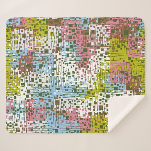 Couverture Sherpa Abstract seamless pattern. Paints of the spring la (Devant (Horizontal))