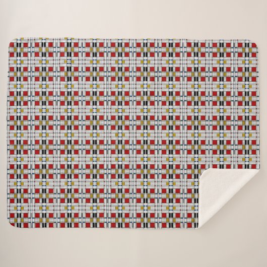 Couverture Sherpa Abstrait (Devant (Horizontal))