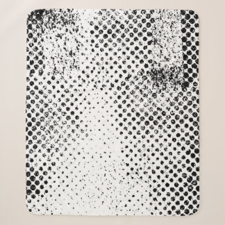 Couverture Sherpa Abstrait arrière - plan vintage noir et blanc. Mon