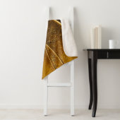 Couverture Sherpa Abstrait art déco géométrique ornementé gol (En situation)