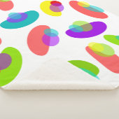 Couverture Sherpa Abstrait coloré moderne du milieu du siècle  (3/4)