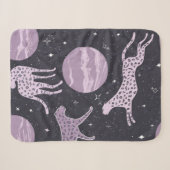 Couverture Sherpa Abstrait cosmos sans couture motif, arrière - plan (Devant (Horizontal))