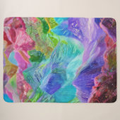 Couverture Sherpa Abstrait de Crystal Mountain (Devant (Horizontal))