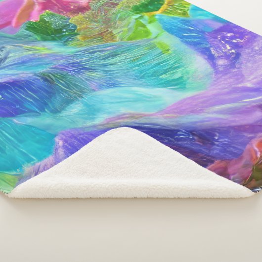 Couverture Sherpa Abstrait de Crystal Mountain (3/4)