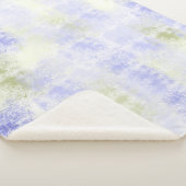 Couverture Sherpa Abstrait d'olive violette (3/4)