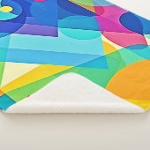 Couverture Sherpa Abstrait géométrique dynamique (3/4)
