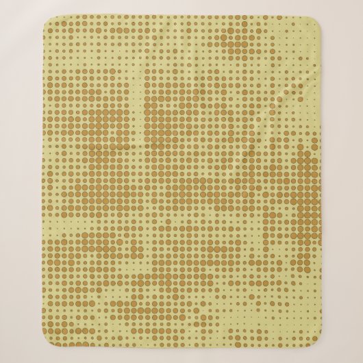 Couverture Sherpa Abstrait halfton chaotique. Texture des points. Fu (Devant)