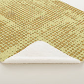Couverture Sherpa Abstrait halfton chaotique. Texture des points. Fu (3/4)
